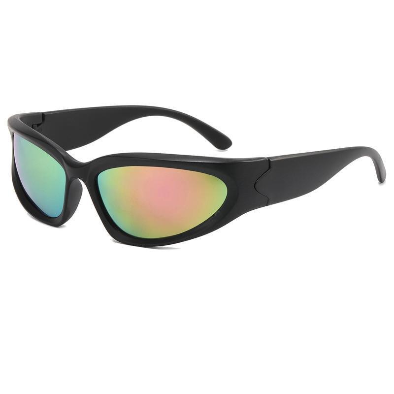 Men Sunglasses Polarized Glasses Driving Sports Outdoor Sport Fishing Eyewear - Black/Sliver