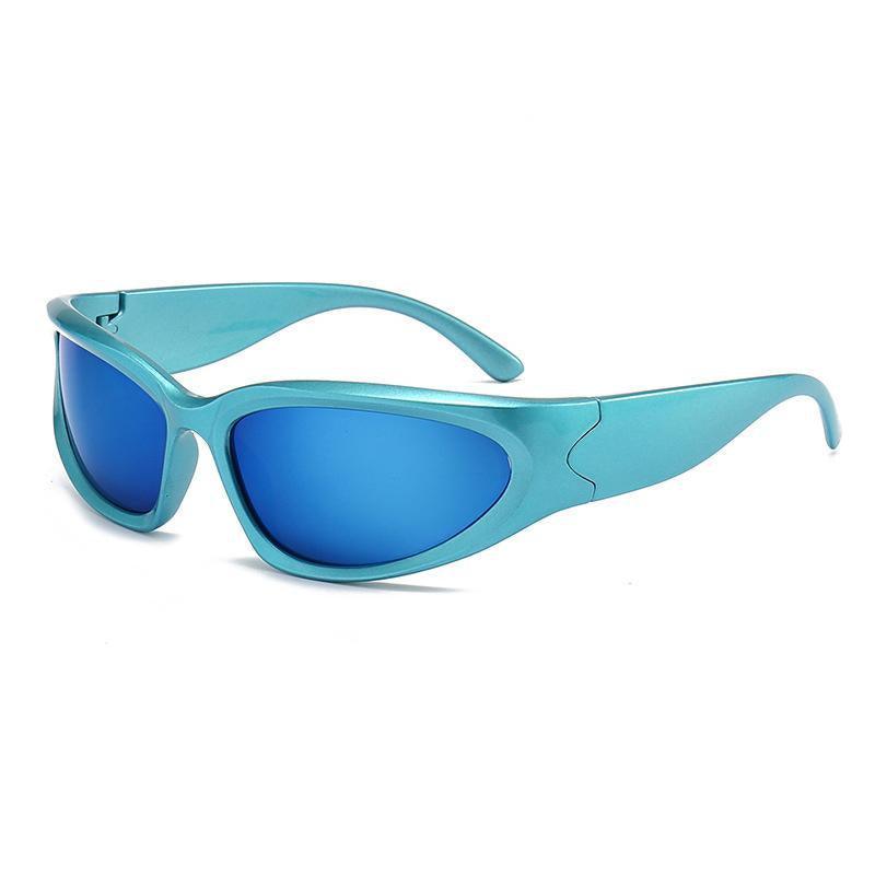 Men Sunglasses Polarized Glasses Driving Sports Outdoor Sport Fishing Eyewear - Black/Sliver