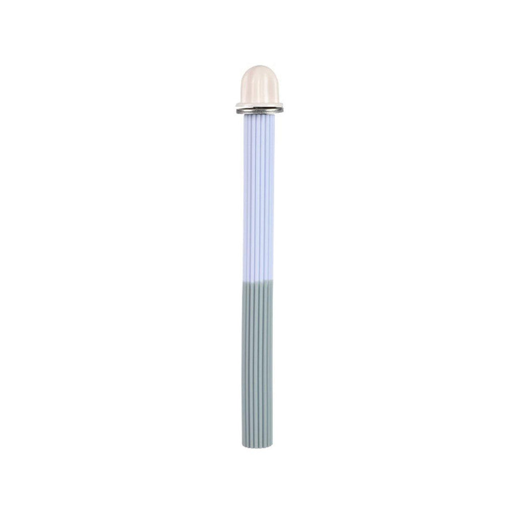 Non-Slip Silicone Parrot Perch Stand Stick Grinding Claw Bird Cage Accessories - White Blue