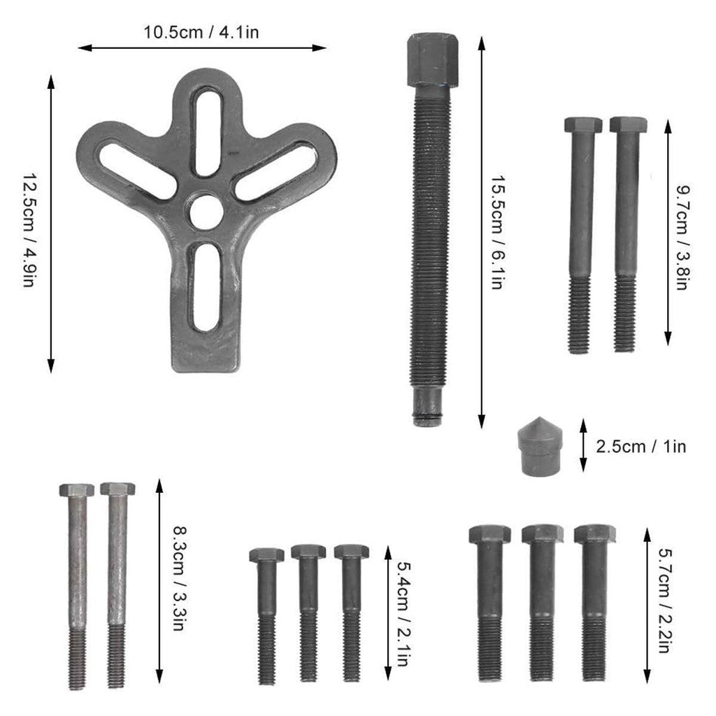 13 Piece Steering Wheel Removal Tool Kit Automotive Repair Disassembly Set