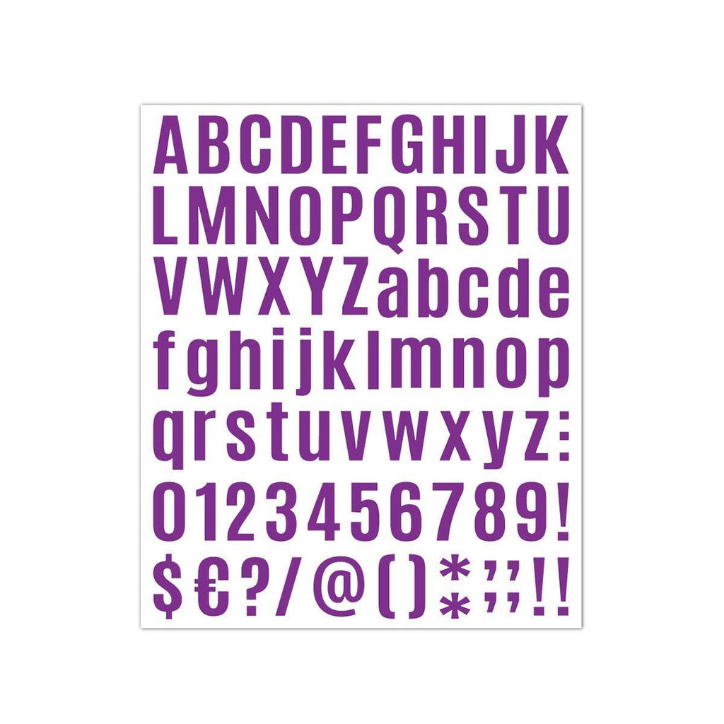 10pcs Letter Stickers Colorful DIY Scrapbooking Water Bottle Greeting Cards - Rose Red
