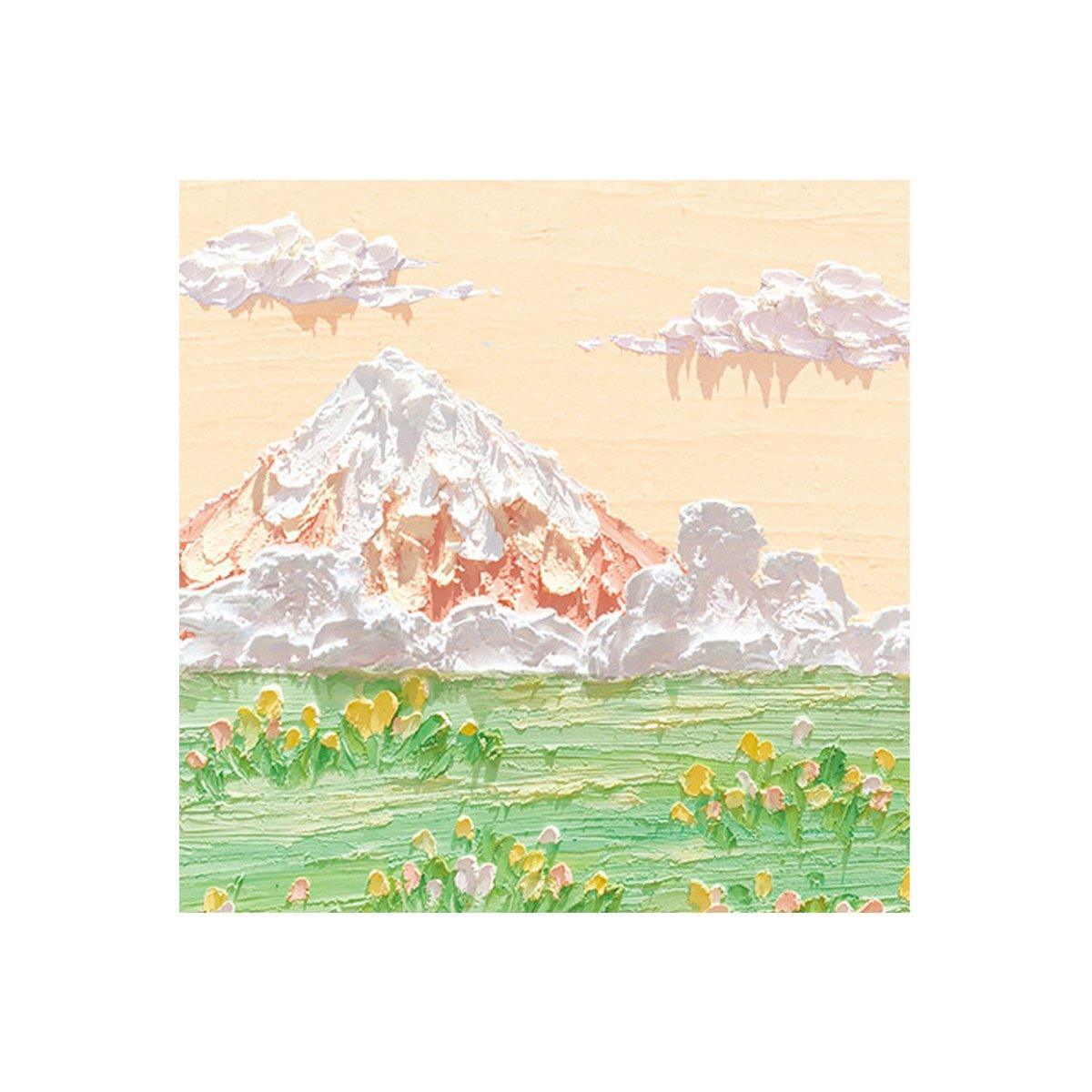 800 Sheets Colorful Oil Painting Sticky Notes Memo Pads Self-Adhesive Notes - 6#