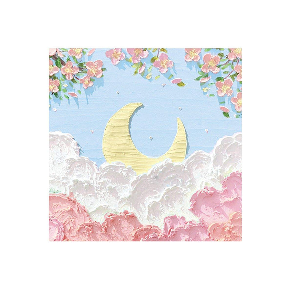 800 Sheets Colorful Oil Painting Sticky Notes Memo Pads Self-Adhesive Notes - 6#