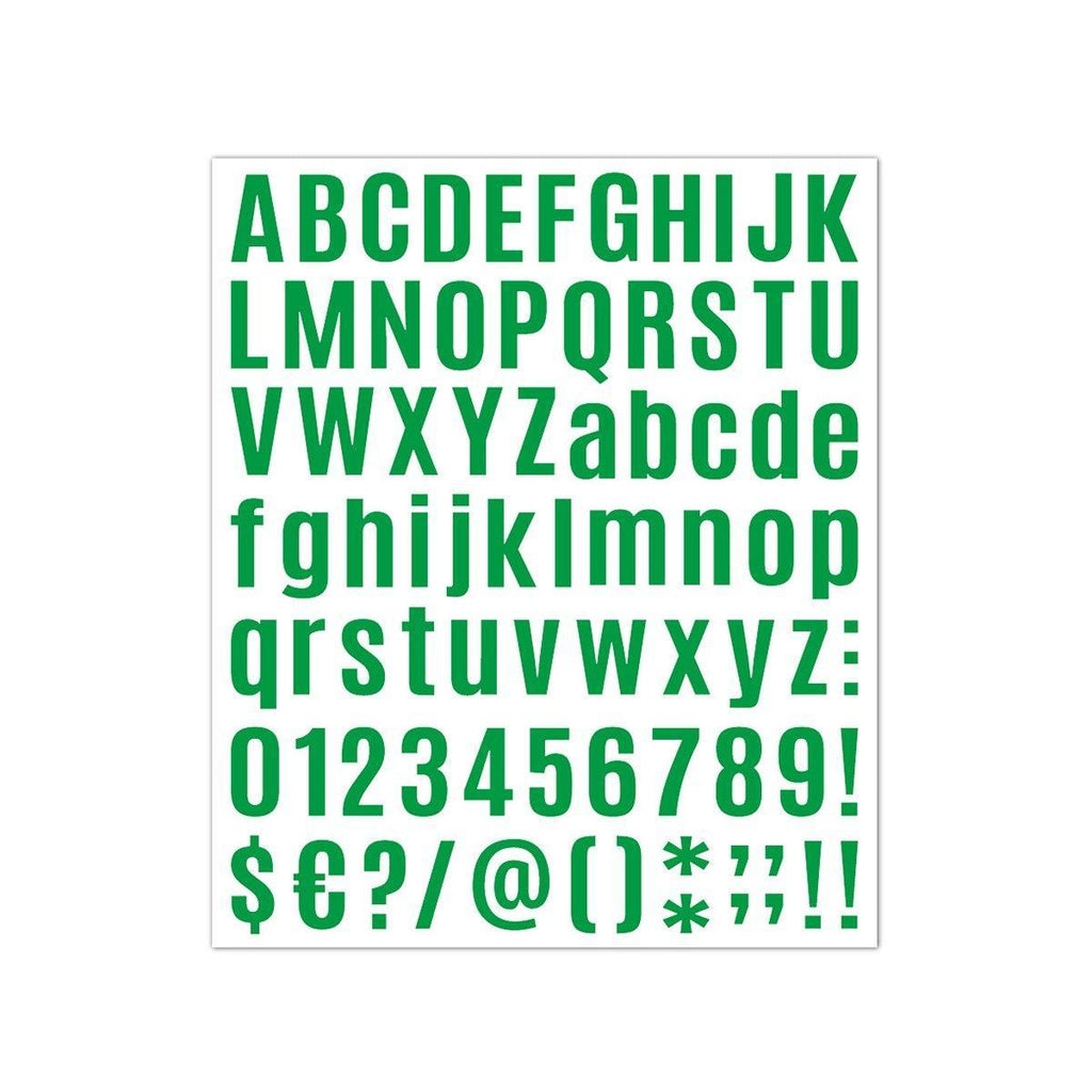 10pcs Letter Stickers Colorful DIY Scrapbooking Water Bottle Greeting Cards - White