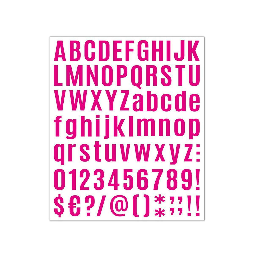 10pcs Letter Stickers Colorful DIY Scrapbooking Water Bottle Greeting Cards - White