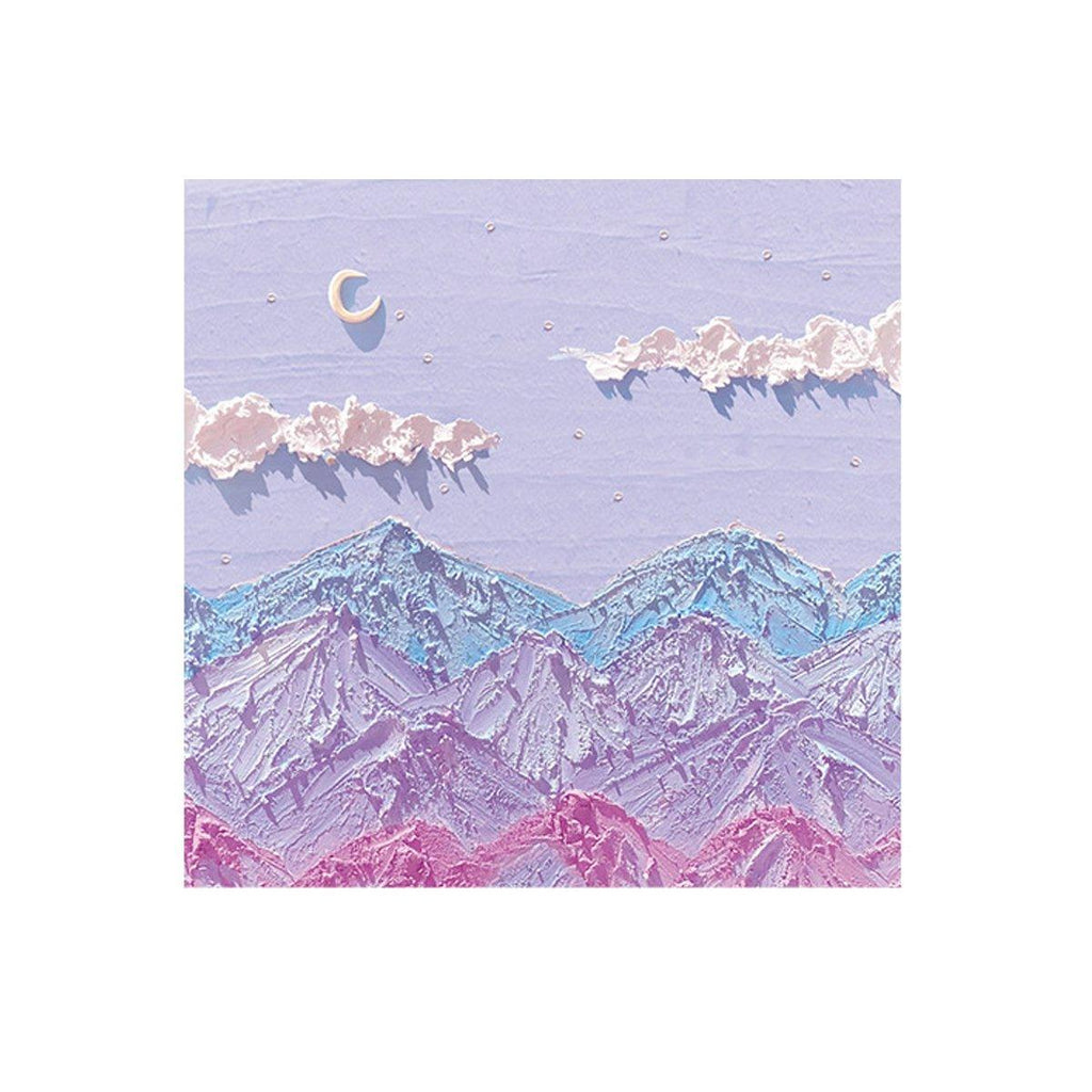 800 Sheets Colorful Oil Painting Sticky Notes Memo Pads Self-Adhesive Notes - 7#