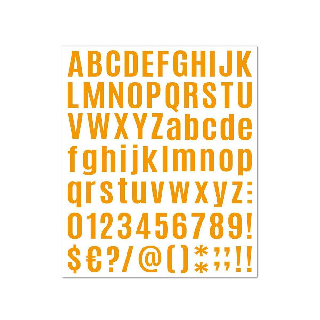 10pcs Letter Stickers Colorful DIY Scrapbooking Water Bottle Greeting Cards - Yellow