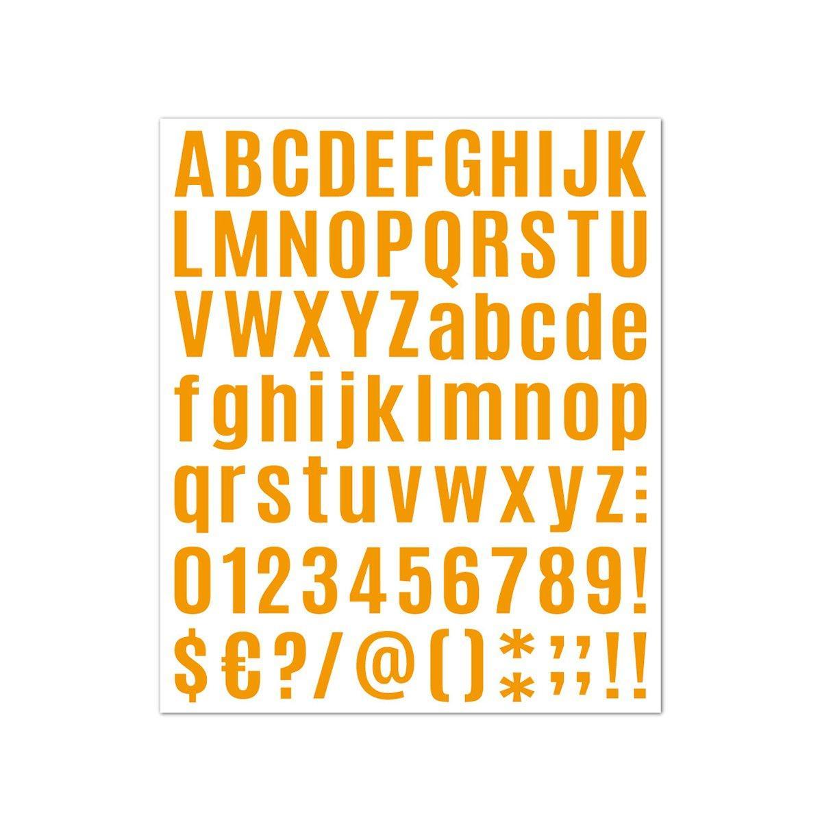 10pcs Letter Stickers Colorful DIY Scrapbooking Water Bottle Greeting Cards - Yellow