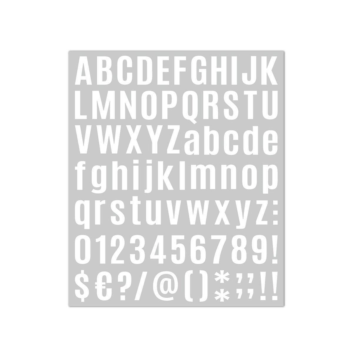 10pcs Letter Stickers Colorful DIY Scrapbooking Water Bottle Greeting Cards - Yellow