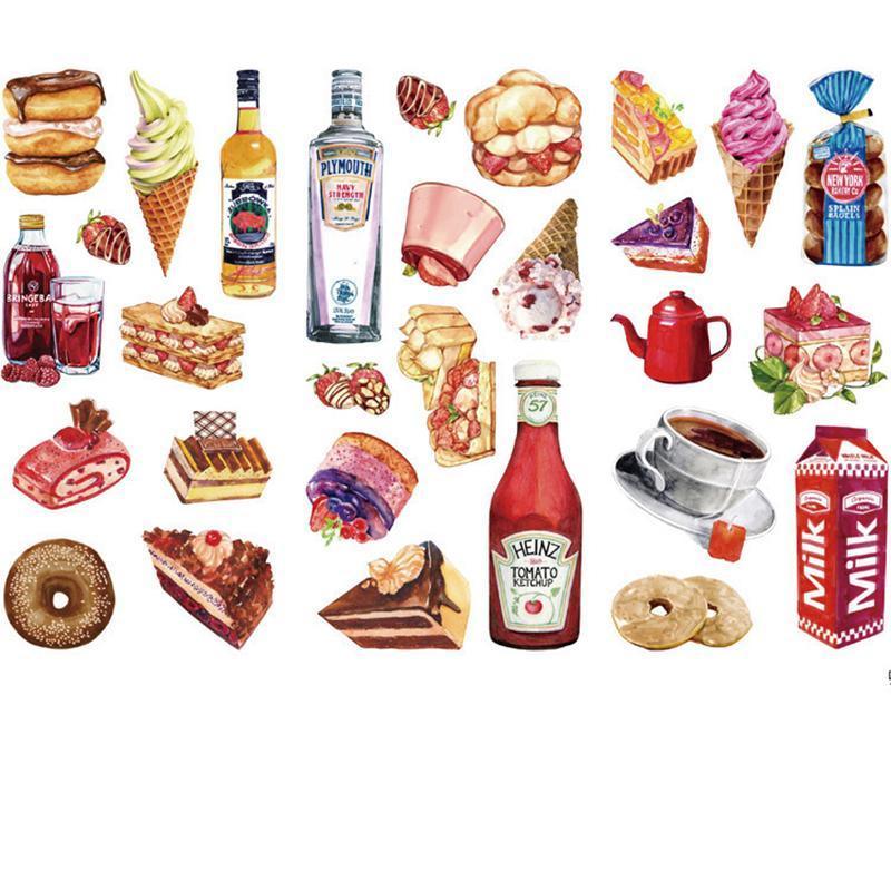 15-Style Creative Student Graffiti Sticker Set Small Fresh Sticker - F-Rabbit