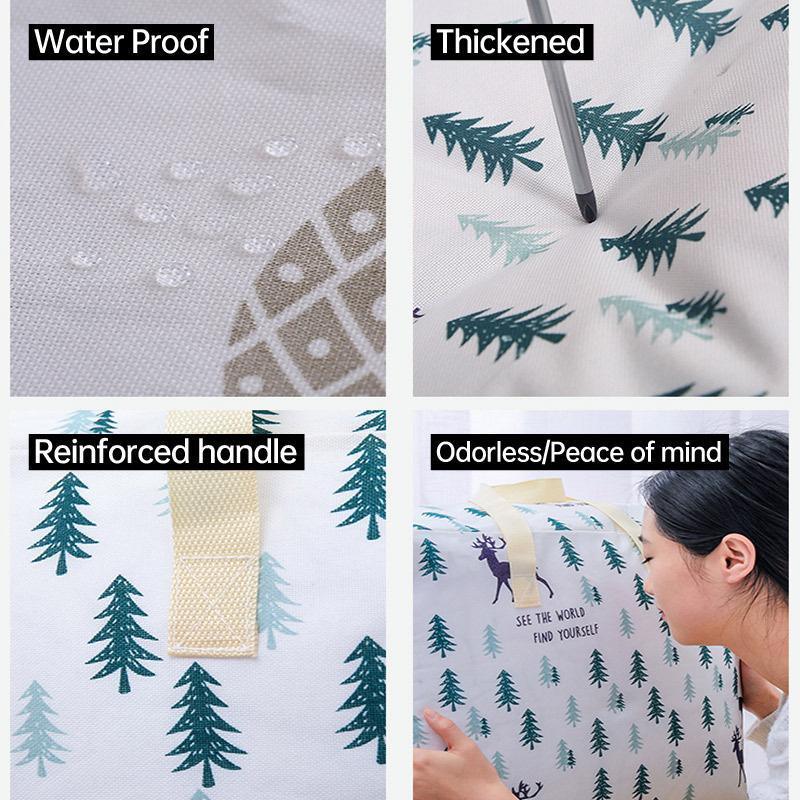Multipurpose Quilt Storage Bags Waterproof Coated Fabric 4 Sizes Available - Tree 74*22*52cm