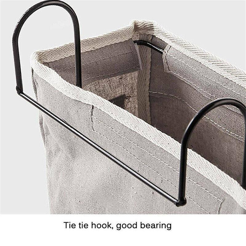 Hanging Bedside Storage Caddy with Pockets for Bunk Bed Dorm Couch Organizing - White