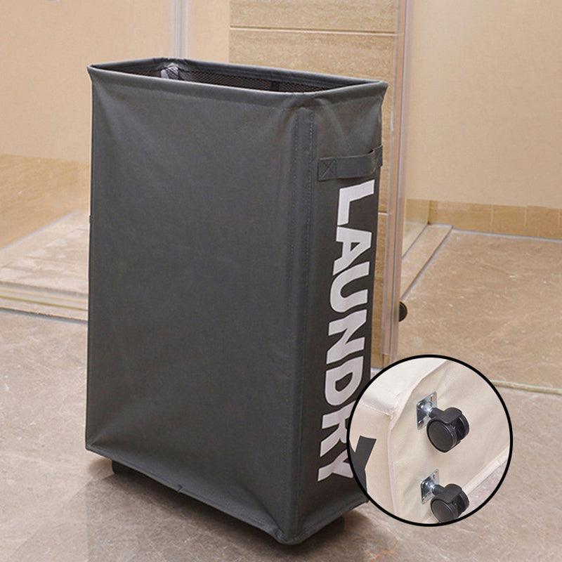 Large Foldable Laundry Washing Clothes Storage Bag Hamper Basket Bin Organiser - Black