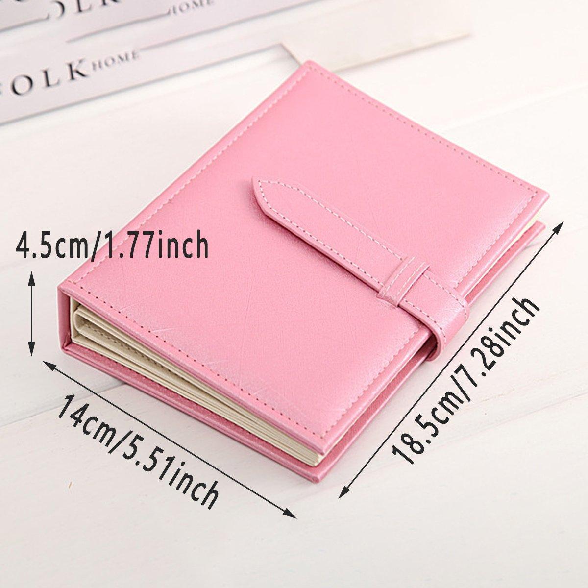 Large Capacity Jewelry Storage Book for Earrings Home Organizer Small Size Box - Black