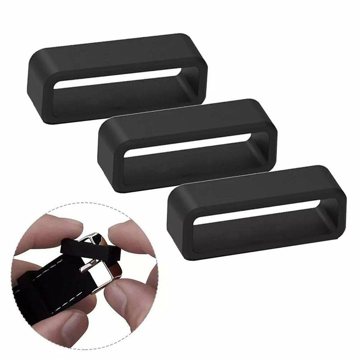 4/8pcs Watch Silicone Gel Ring Bracelet Rubber Bands for Men Women Fashion - 18mm-8pcs