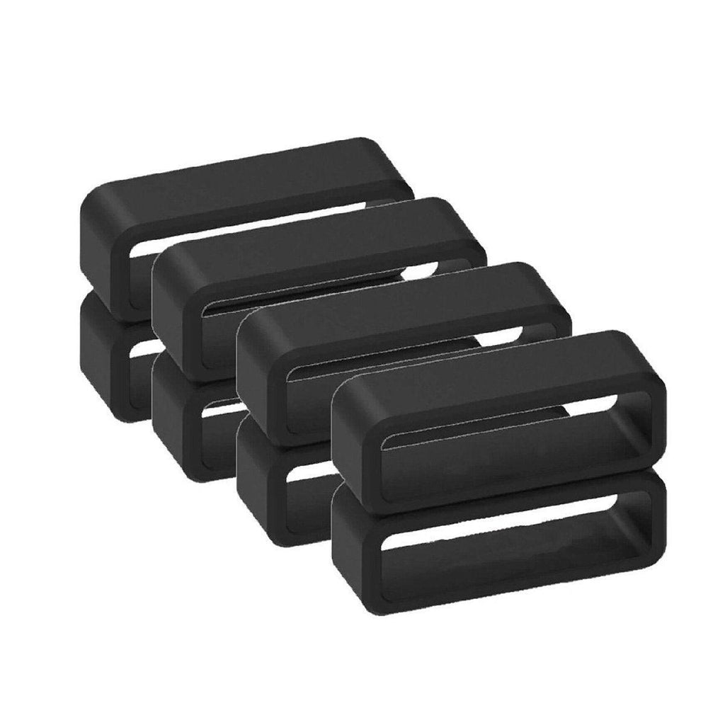 4/8pcs Watch Silicone Gel Ring Bracelet Rubber Bands for Men Women Fashion - 18mm-8pcs