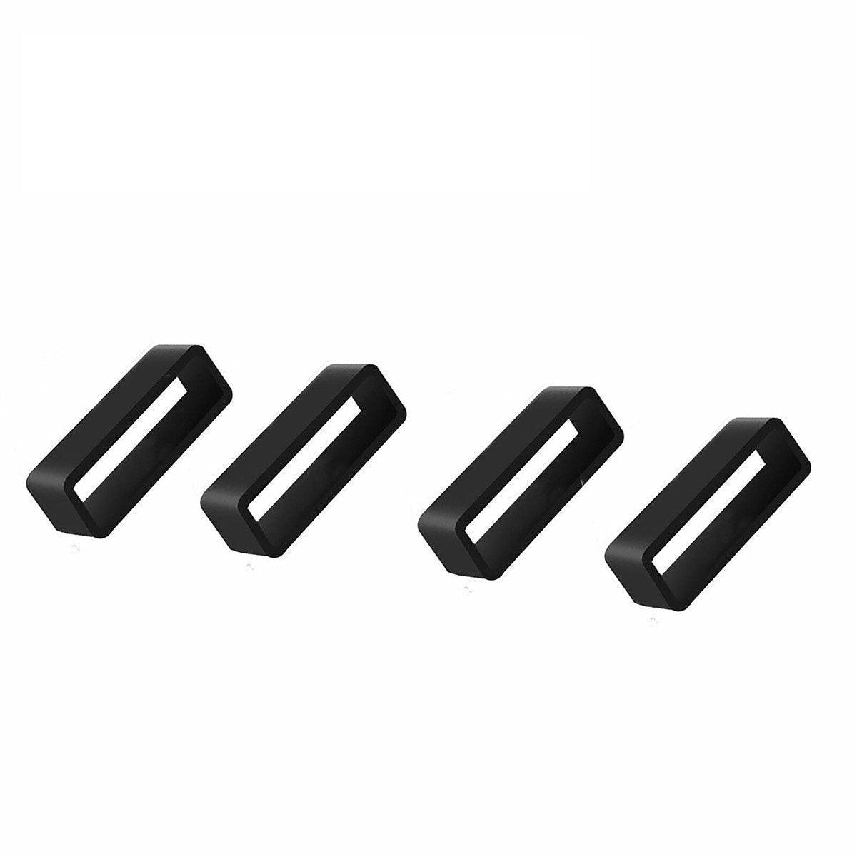 4/8pcs Watch Silicone Gel Ring Bracelet Rubber Bands for Men Women Fashion - 20mm-4pcs