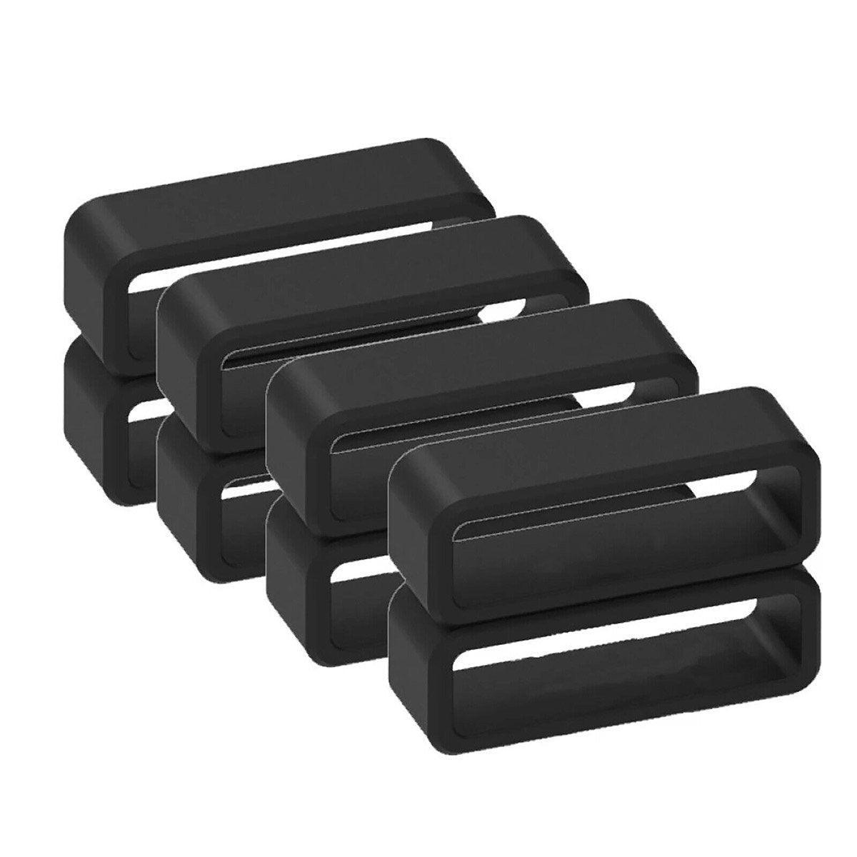 4/8pcs Watch Silicone Gel Ring Bracelet Rubber Bands for Men Women Fashion - 20mm-4pcs