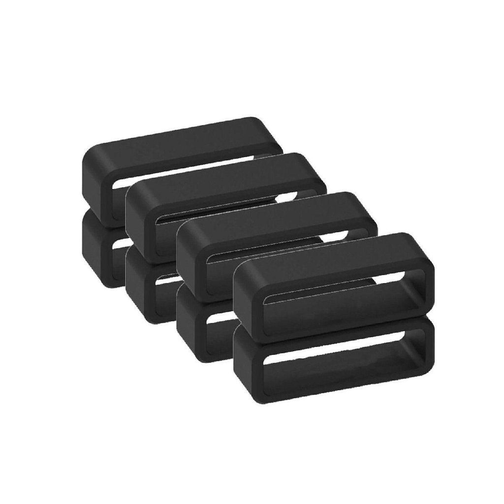 4/8pcs Watch Silicone Gel Ring Bracelet Rubber Bands for Men Women Fashion - 22mm-8pcs