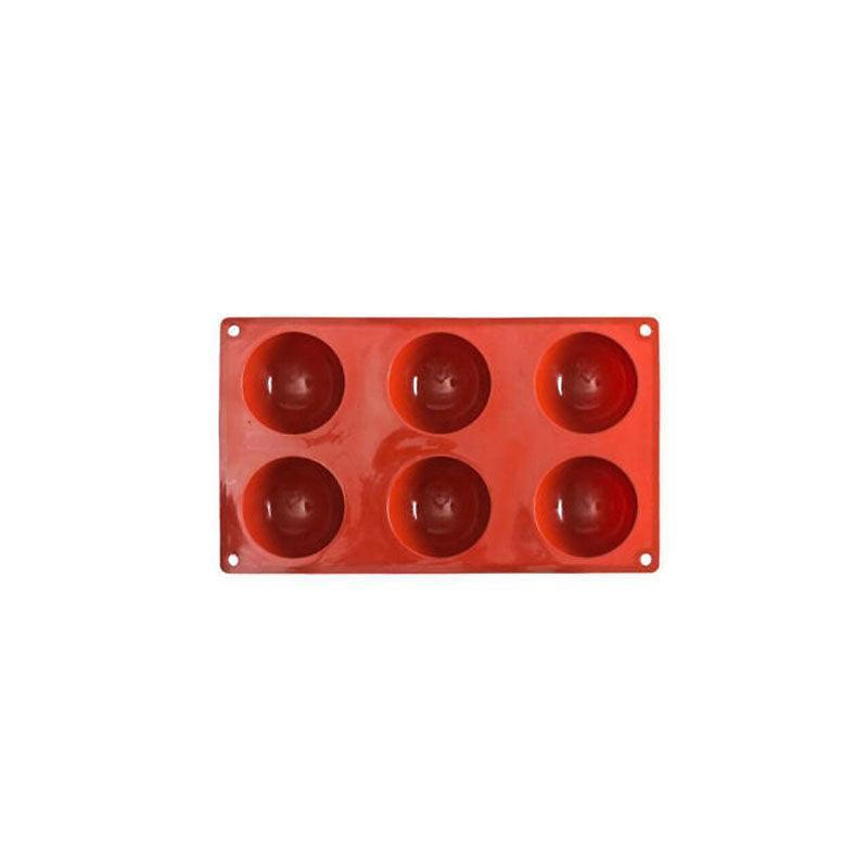 Soap Mold Cake Mould Kitchen Accessories Kitchenware Silicone Gel Baking Tools - 24 semicircle