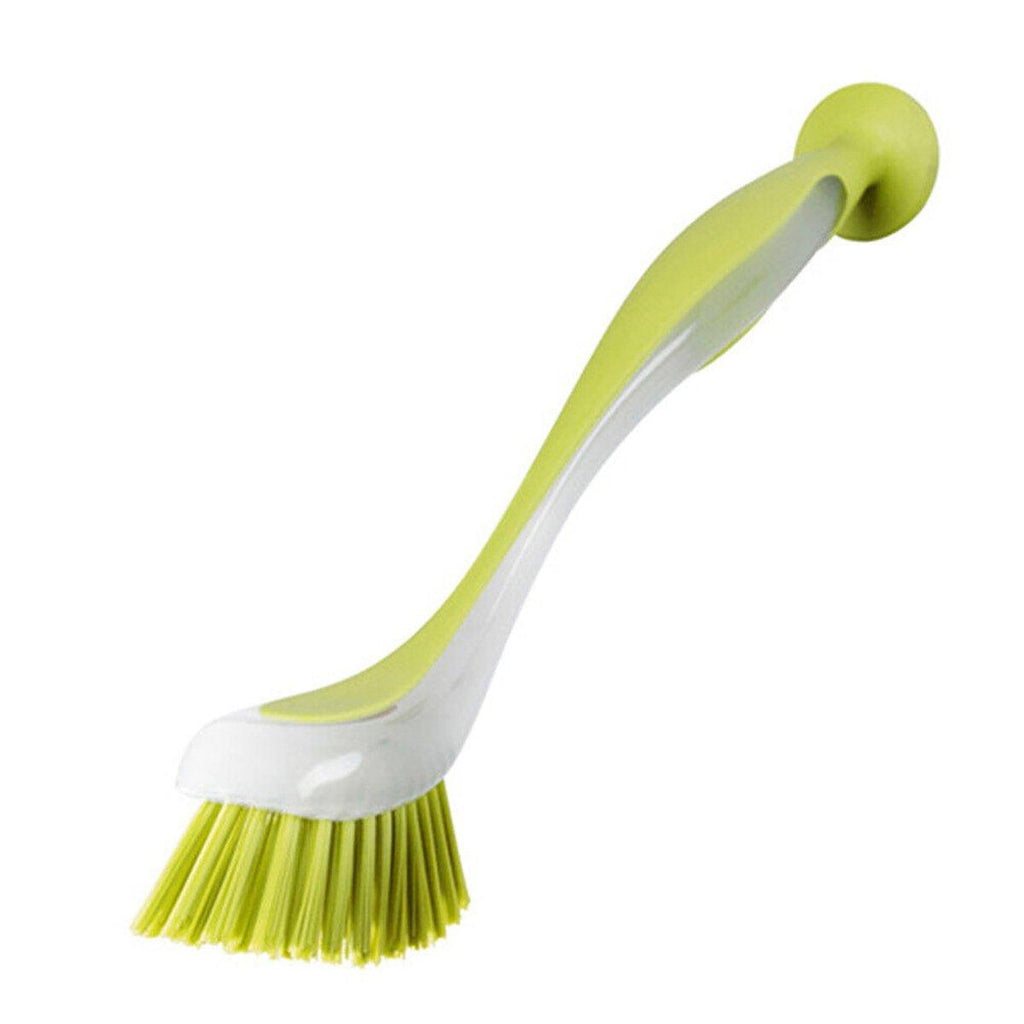 Multi Functional Long Handle Cleaning Brush Vertical Suction Kitchen Brush - 3-Colour Set
