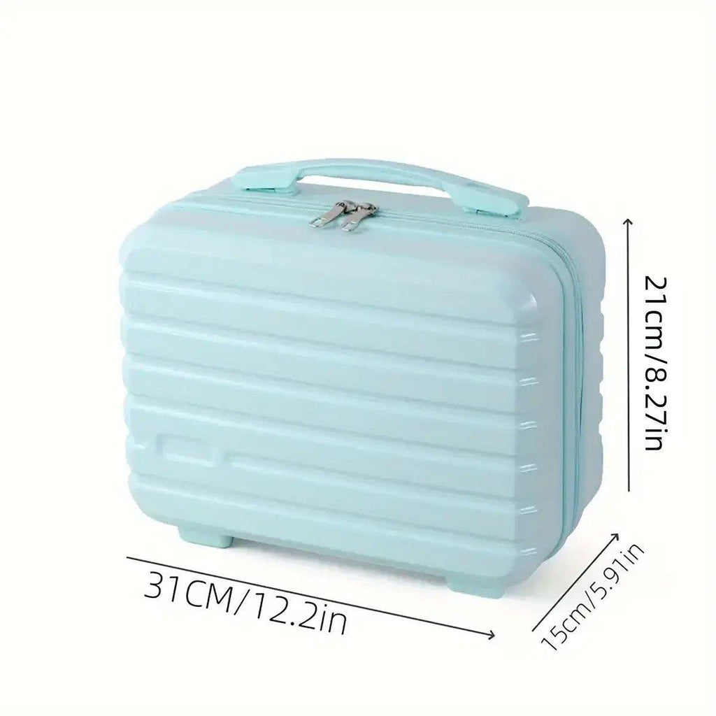 Portable 14 Inch Suitcase Mini Small Travel Storage Hand Gift Box - Green