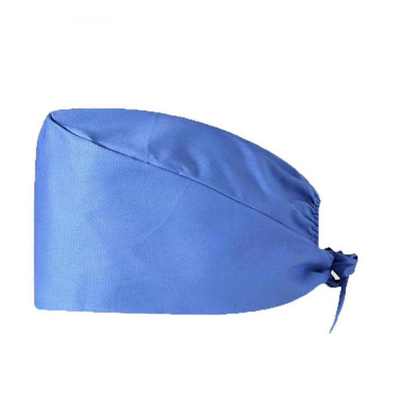 100% Cotton Unisex Surgical Scrub Cap for Doctors & Nurses - White
