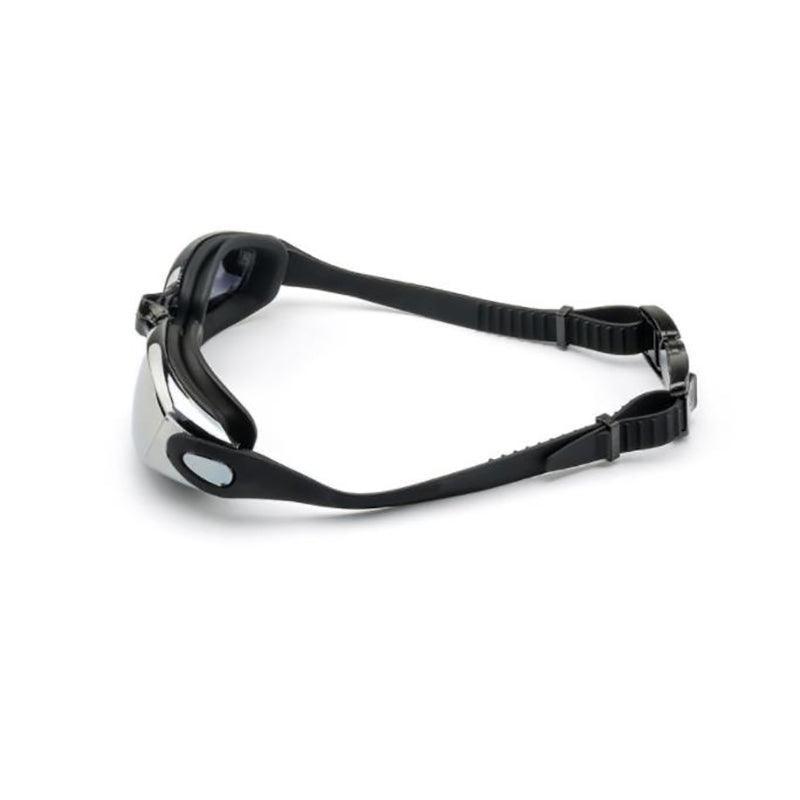 Unisex Swimming Goggles Waterproof Anti Fog Adjustable Swim Glasses for Men Women - Black