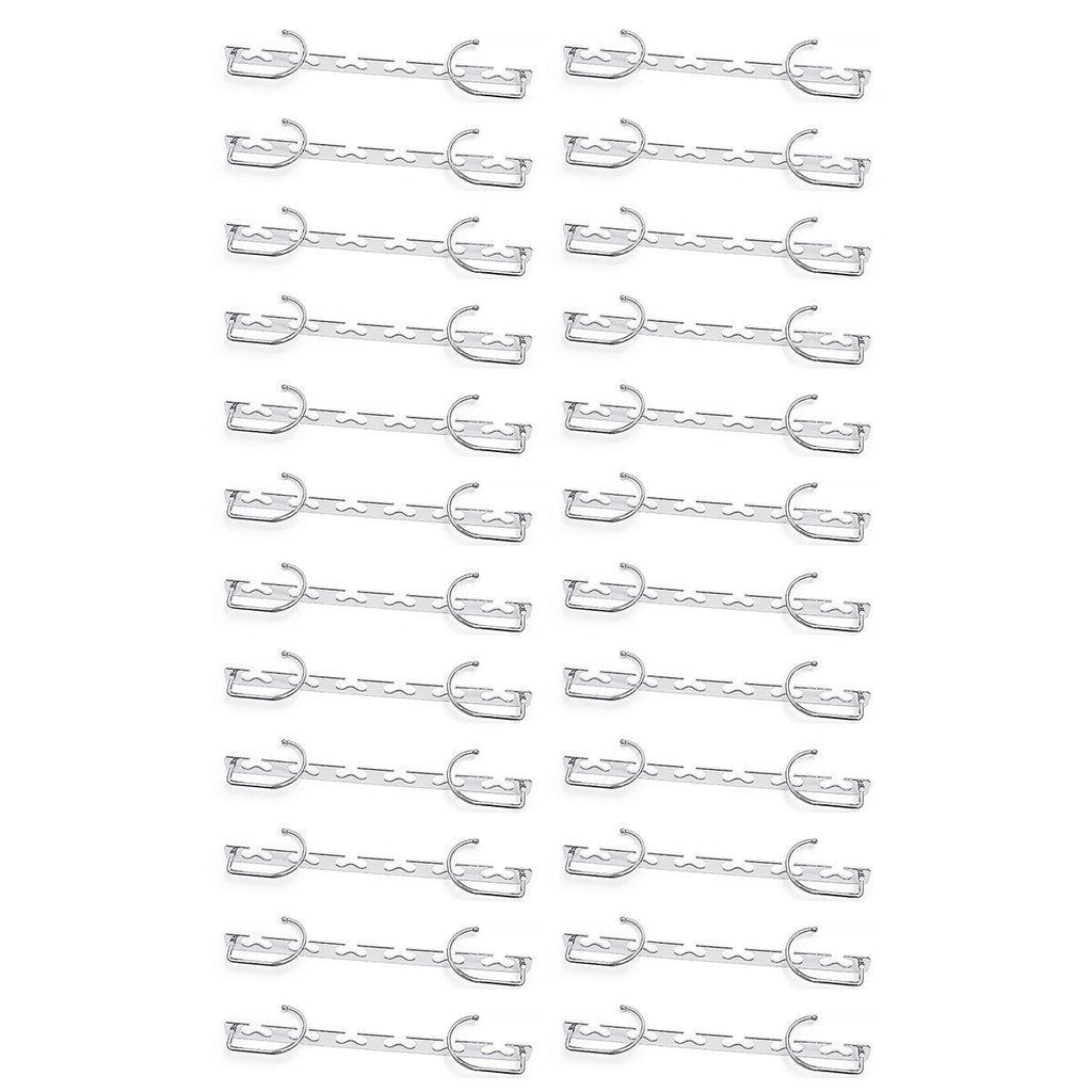 Clothes Hanger Space Saving Hook Folding Wardrobe Multipurpose Rack Coat Pants - 6PCS