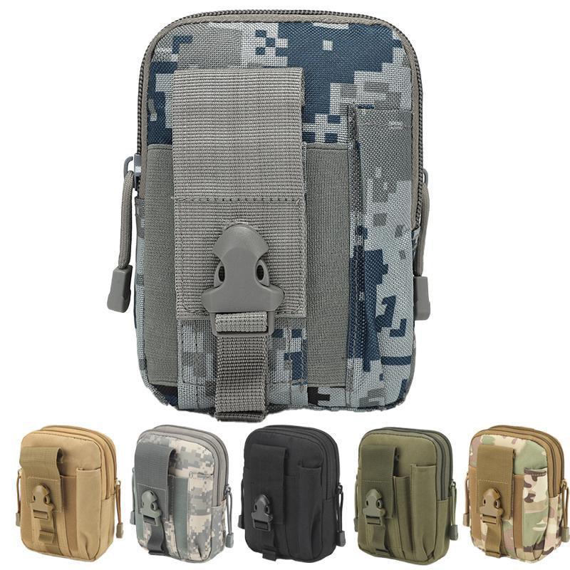 Tactical Waist Bag Utility Military Wallet Pack Belt Molle Multi Purpose Pouch - Green