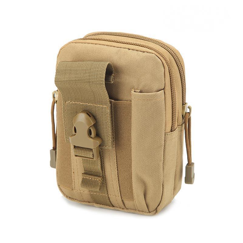 Tactical Waist Bag Utility Military Wallet Pack Belt Molle Multi Purpose Pouch - CP