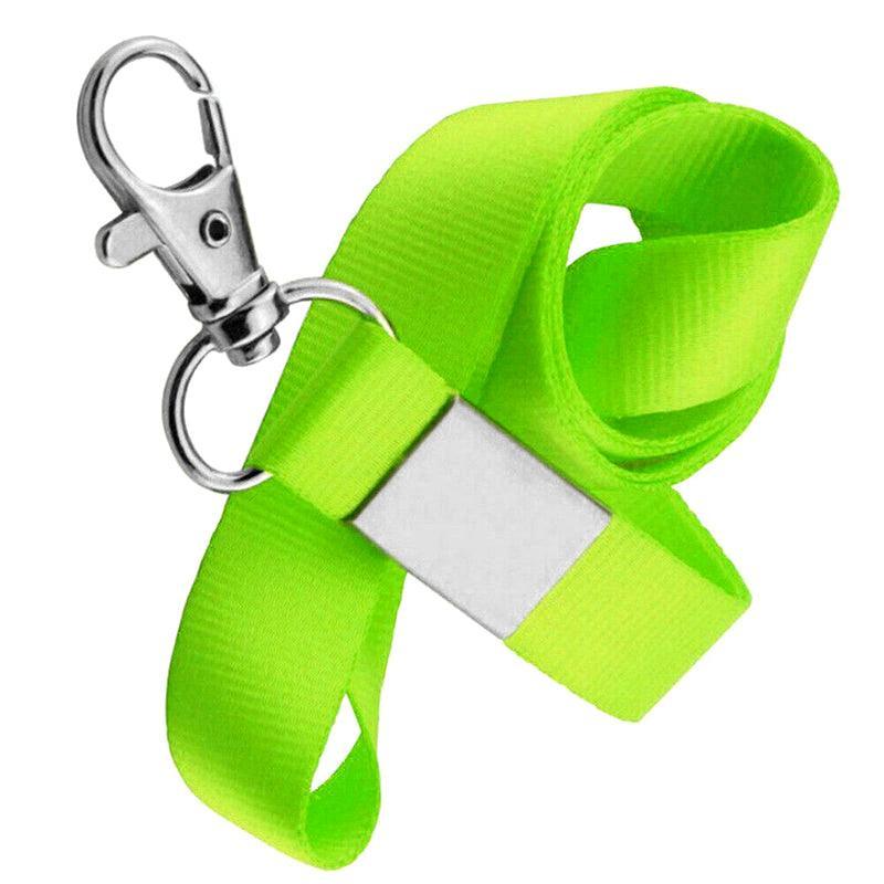Neck Strap with Clip for ID Badge Name Tag Card Holder Lanyard - Black