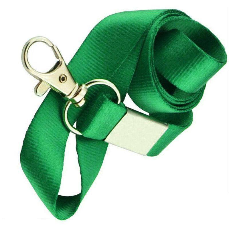 Neck Strap with Clip for ID Badge Name Tag Card Holder Lanyard - Rose Red
