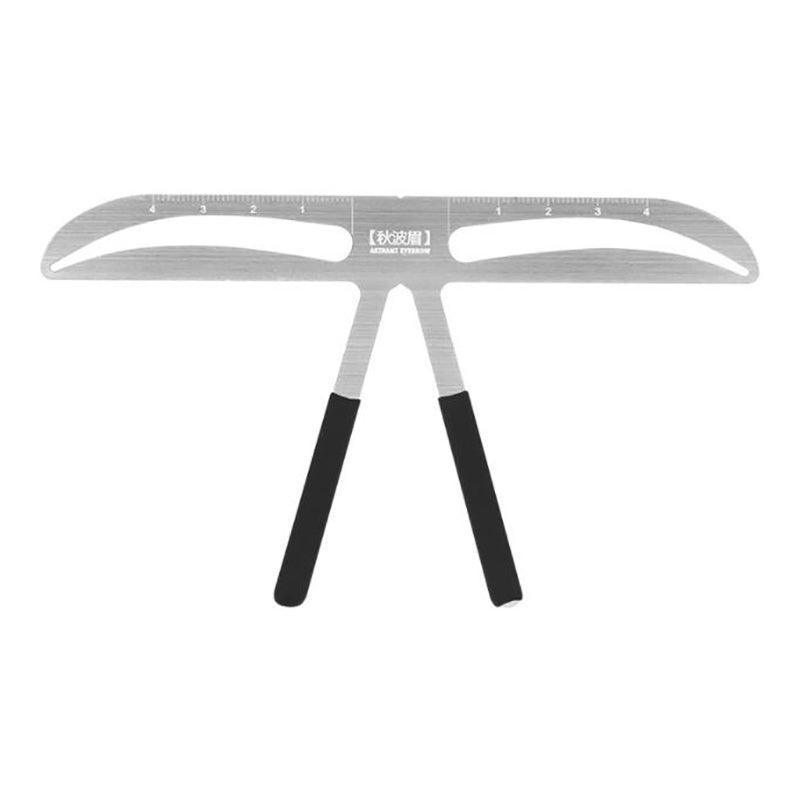 Brow Stencil Shaper Tattoo Eyebrow Kit Ruler 3D Balance Template Makeup Tool Au - #01 Akinami Eyebrow