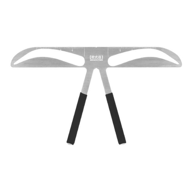 Brow Stencil Shaper Tattoo Eyebrow Kit Ruler 3D Balance Template Makeup Tool Au - #3 Standard Eyebrow