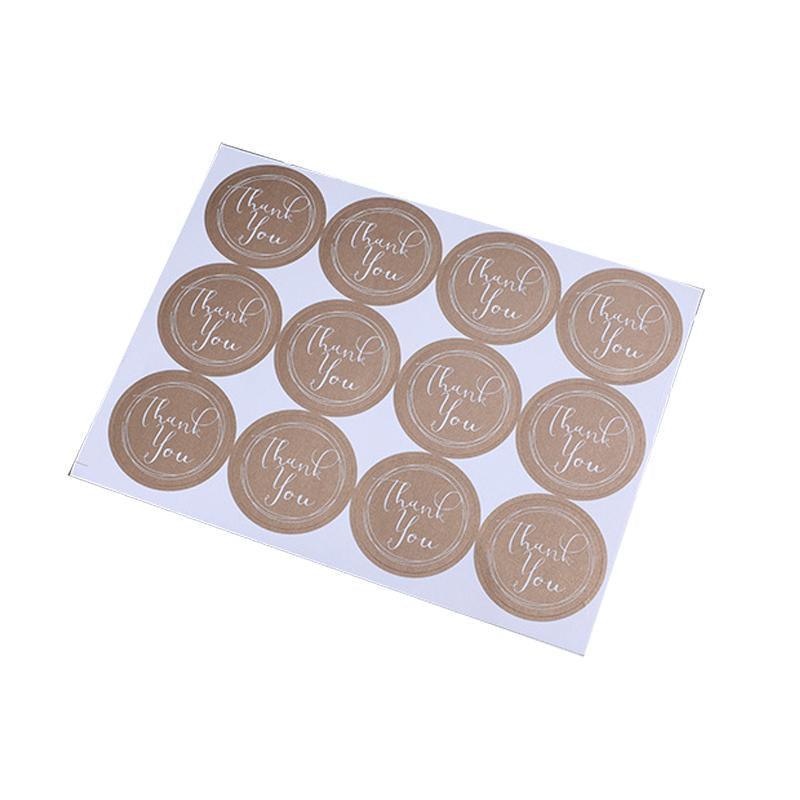 UP TO 80PCS Stickers Labels Thank You Stickers Gift Wrapping Craft Scrapbook DIY - 6*5PCS Style 13