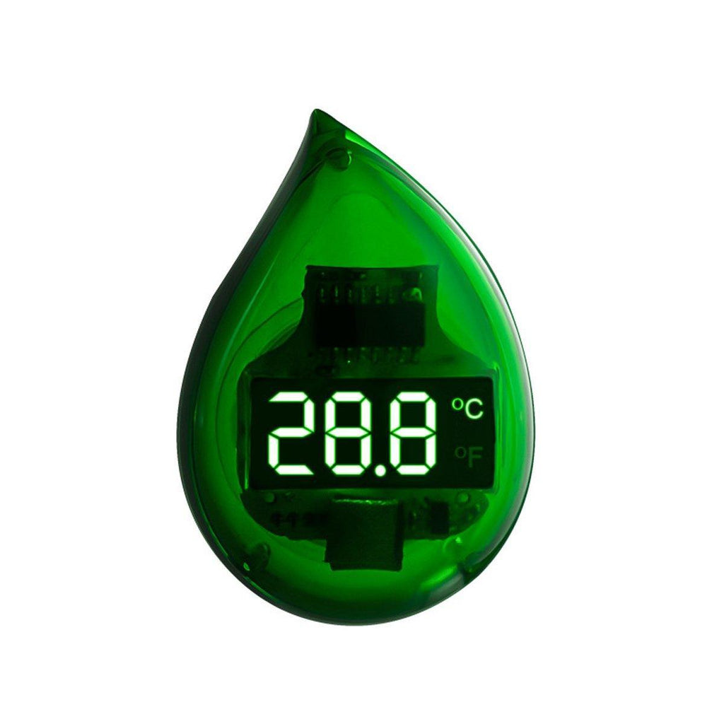 Mini Digital Fish Tank Thermometer High Precision Aquarium Temperature Gauge - Black