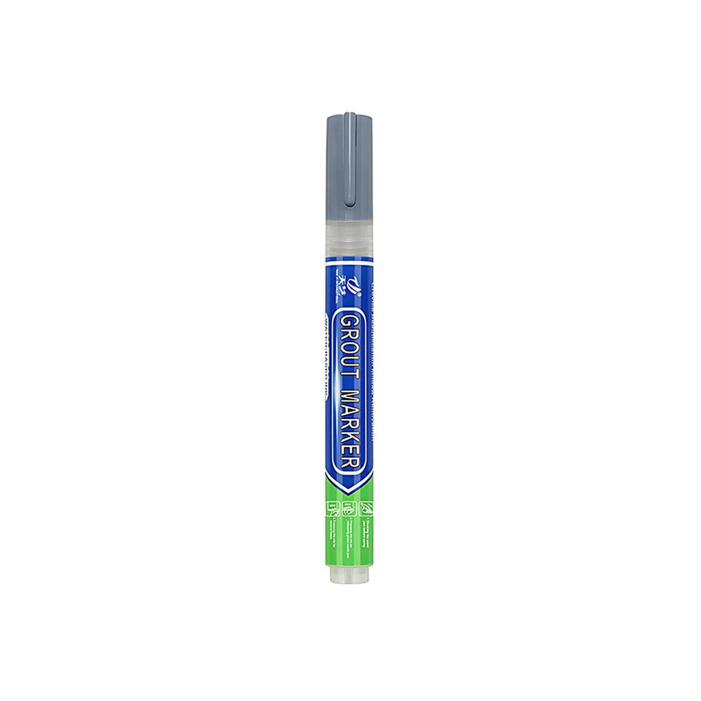 6Colours Tile Repair Pen Styling Wall Gap Grout Refresher Marker Bathroom - Grey