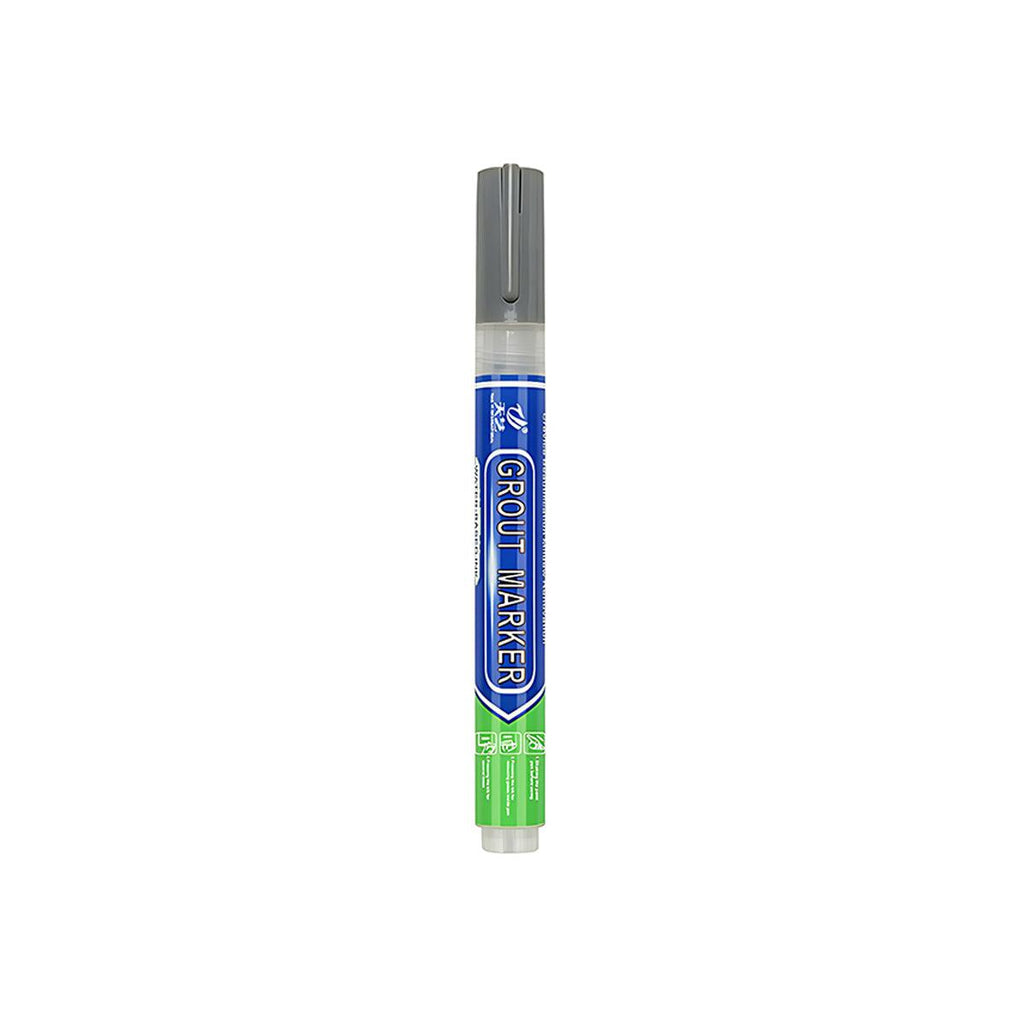 6Colours Tile Repair Pen Styling Wall Gap Grout Refresher Marker Bathroom - Light Grey