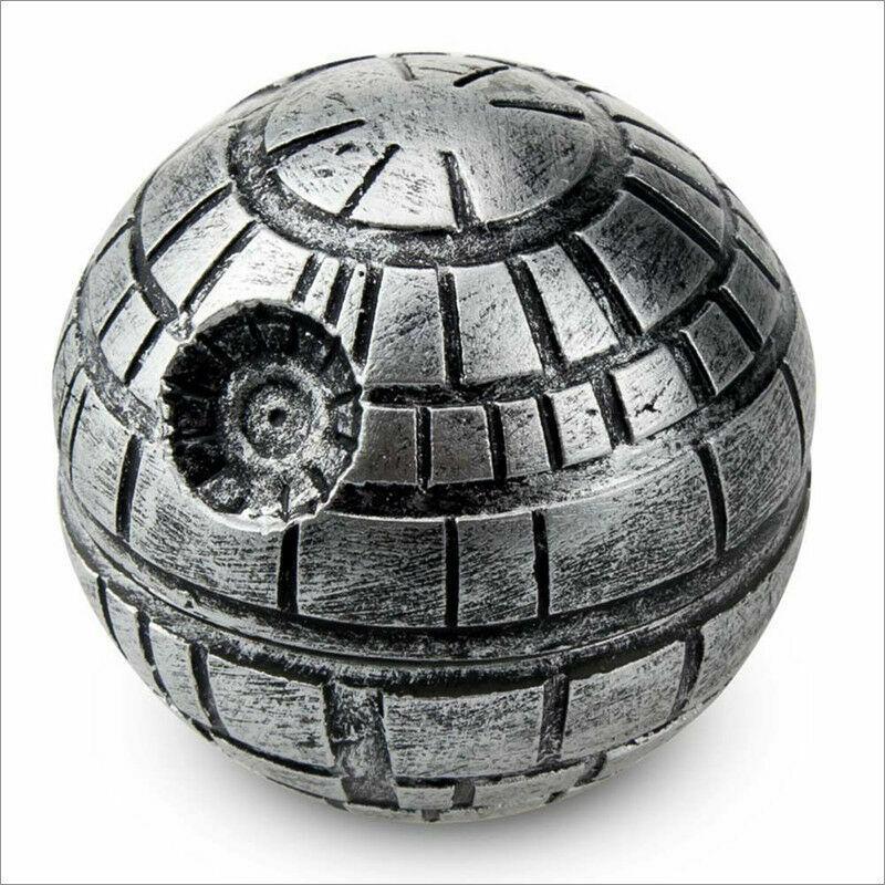 Metal Zinc Alloy Herb Grinder Crusher Aluminum With Box