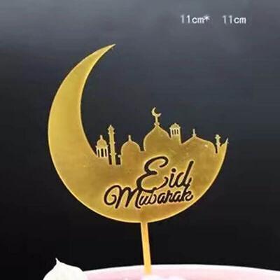 Happy Birthday Acrylic Cake Topper Cake Decoration Golden Silver Party - Gold-Double Heart Birthday