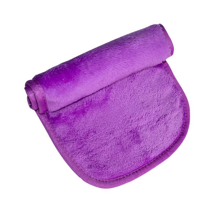 Microfibre Makeup Remover Towel Soft Face Cleaning Cloth Reusable Eraser 40x20cm - Dark Purple