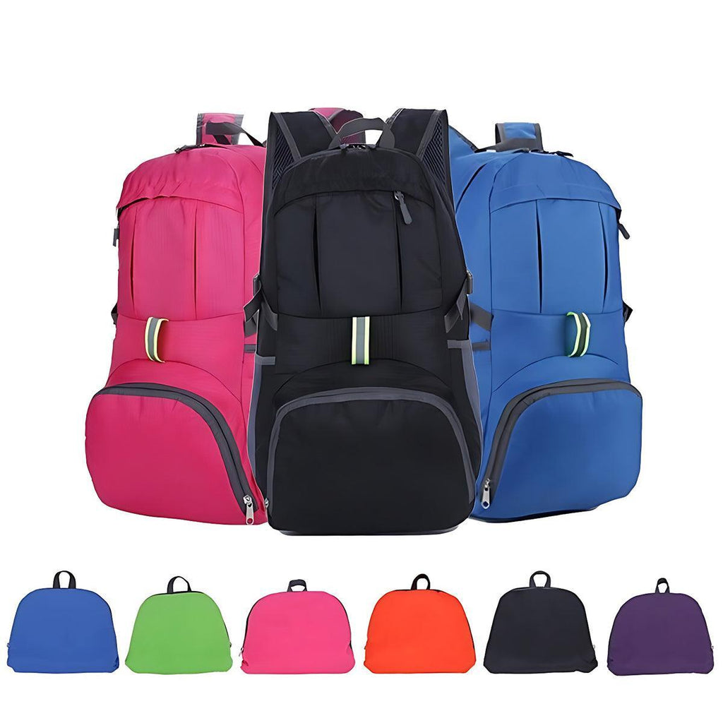 35L Light Foldable Outdoor Sports Backpack Camping Hiking Travel Bag - Orange