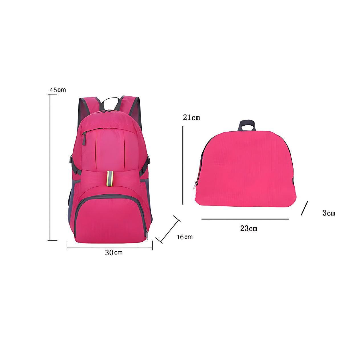 35L Light Foldable Outdoor Sports Backpack Camping Hiking Travel Bag - Orange