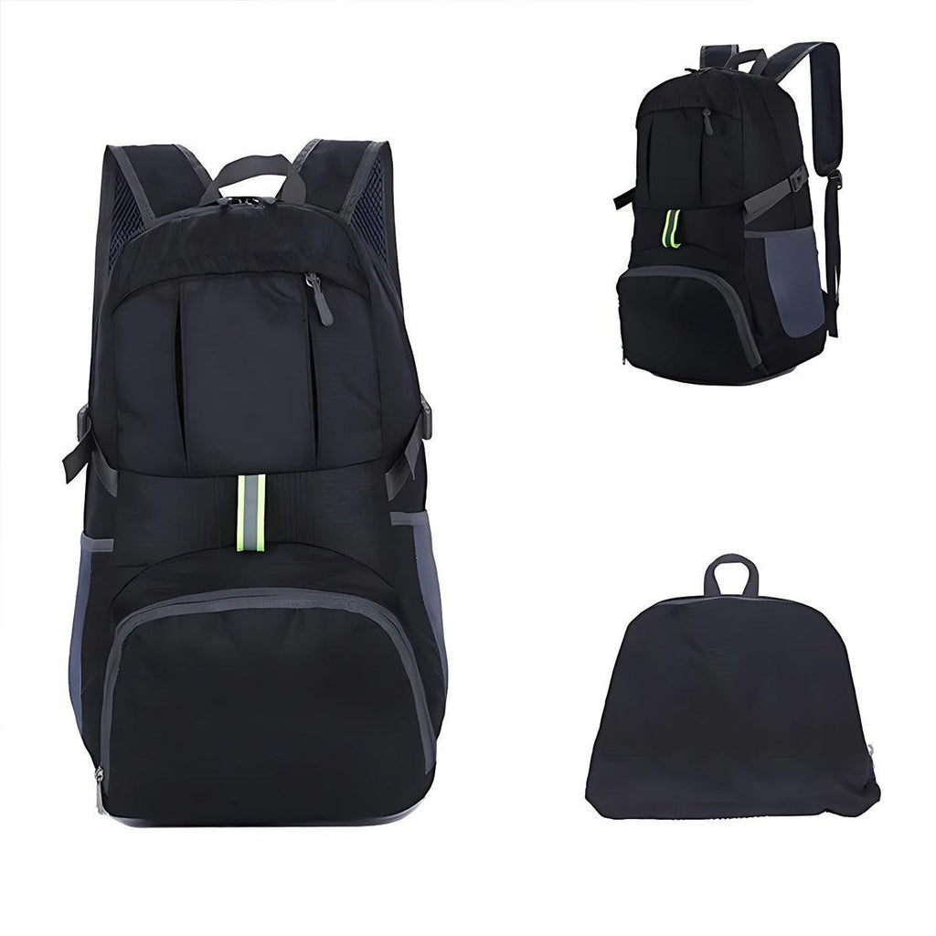 35L Light Foldable Outdoor Sports Backpack Camping Hiking Travel Bag - Rose Red
