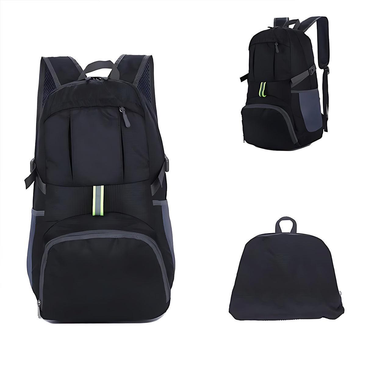35L Light Foldable Outdoor Sports Backpack Camping Hiking Travel Bag - Rose Red