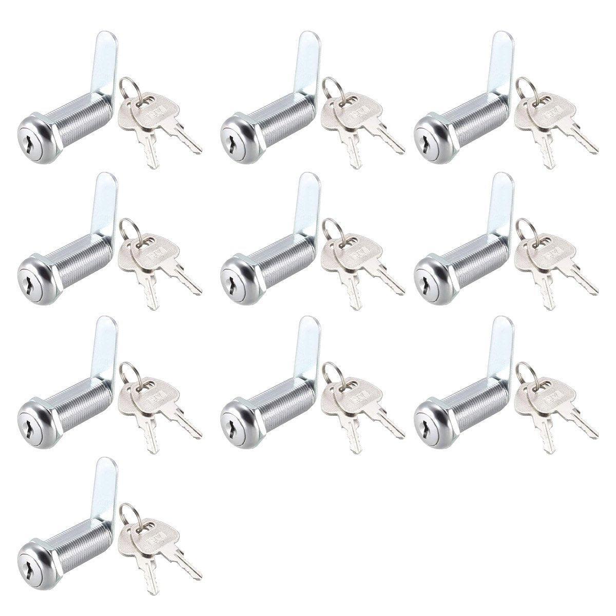 1/5/10pcs File Cabinet Drawer Milk Box Swivel Lock Small Round Security Lock - 20mm-1PC