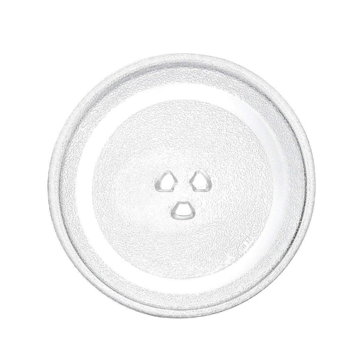Microwave Glass Turntable Replacement Plate Y Type Coupler Fit in 3 Sizes - 245mm