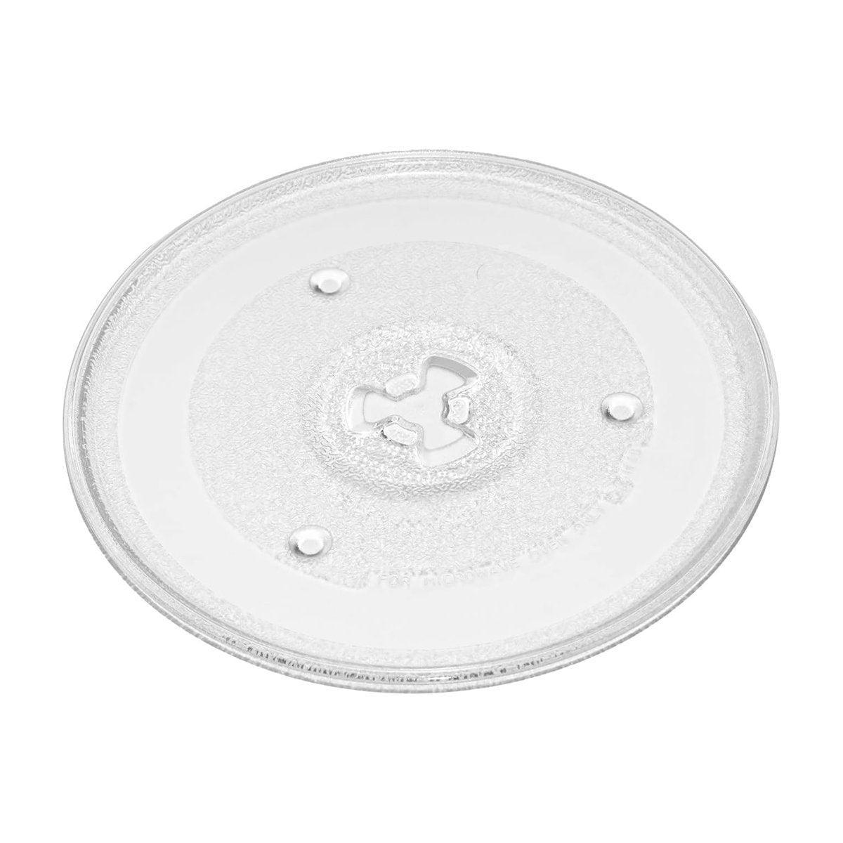 Microwave Glass Turntable Replacement Plate Y Type Coupler Fit in 3 Sizes - 245mm
