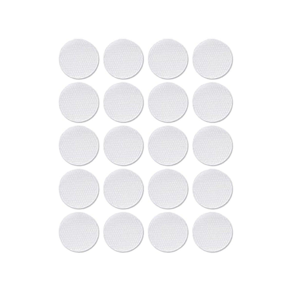 Strong Sticky Round Self Adhesive Dots DIY Bond Tape No Mark Fasteners - White 102Pairs - 15mm